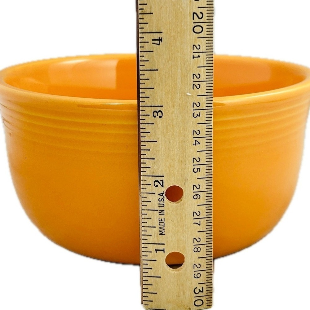 Fiesta GUSTO BOWL 6" Tangerine 28 oz Chili Soup Retired - Picture 9 of 9